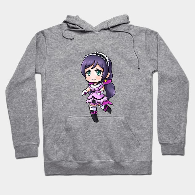 Nozomi Tojo chibi Hoodie by koomalaama